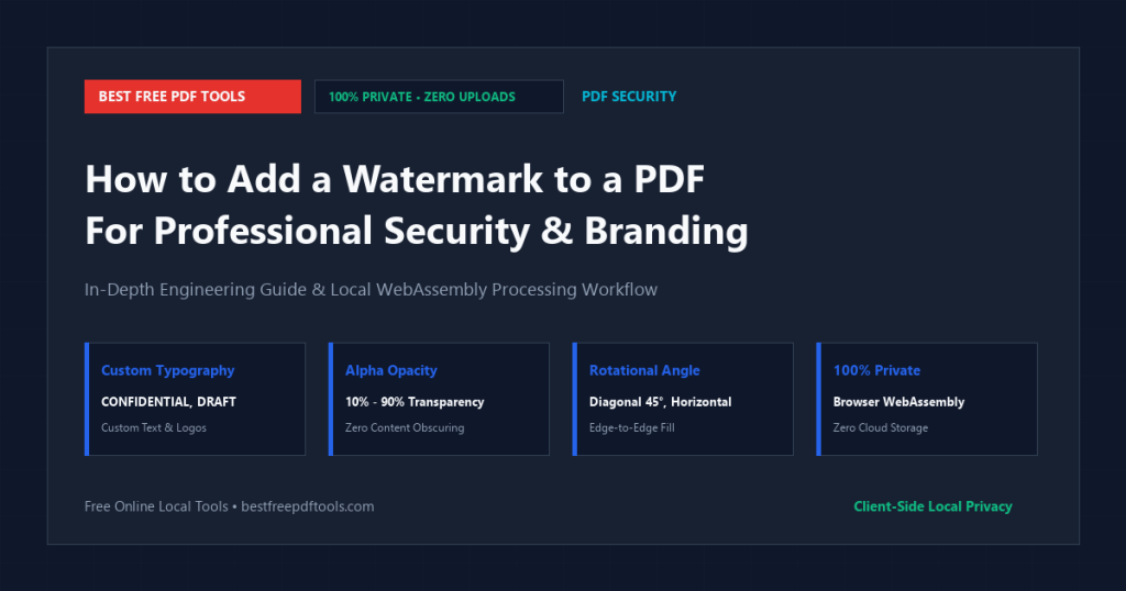 add a watermark to a pdf guide and visual overview
