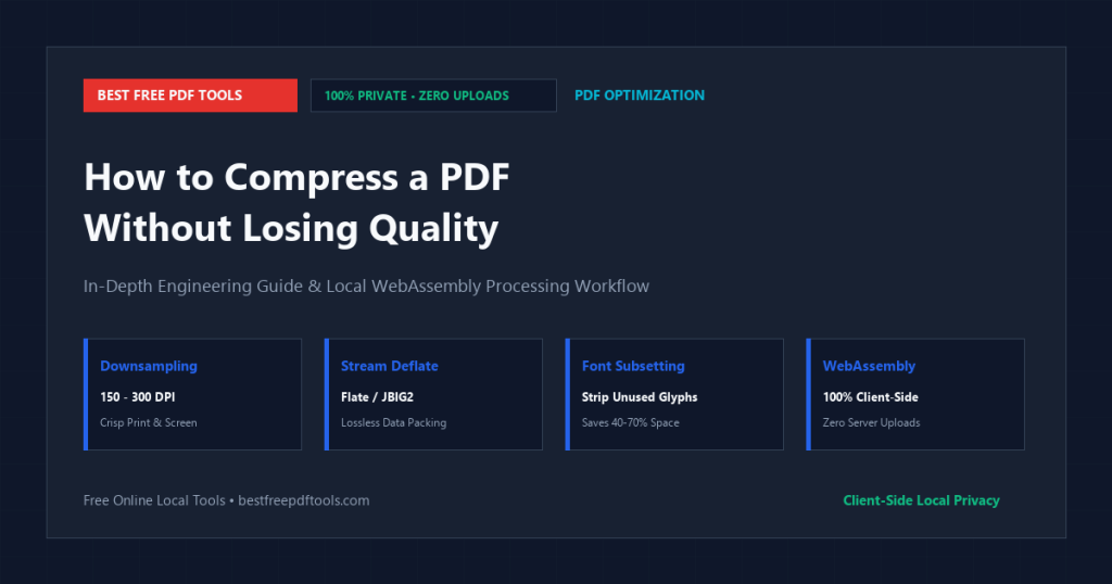 compress pdf without losing quality guide and visual overview